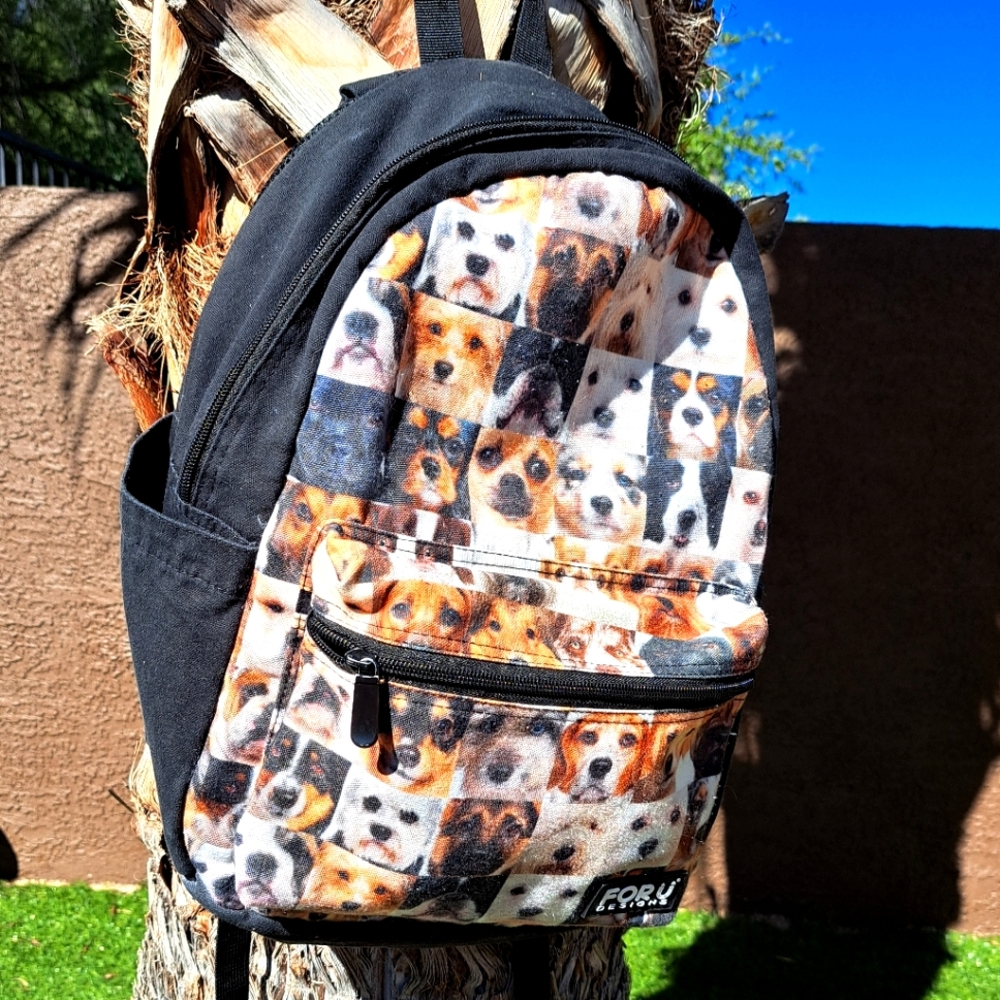 ForU Designs Dog lovers backpack medium